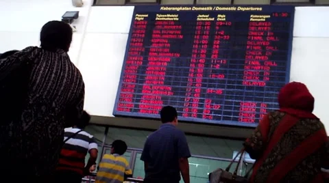 In The Airport Stock Footage 8656872