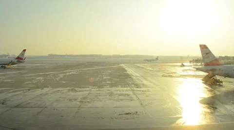 Airport Stock Footage 10776848