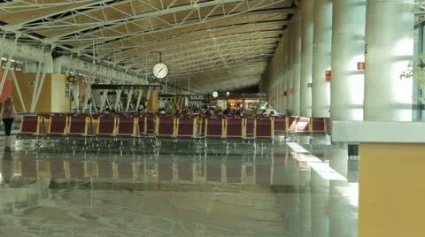 Airport Stock Footage 12184793