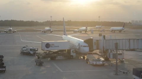 In the airport Stock Footage 40501563