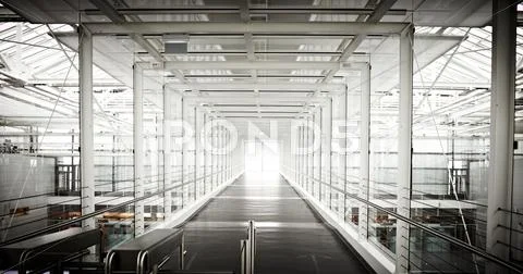 Airport gangway Stock Photos