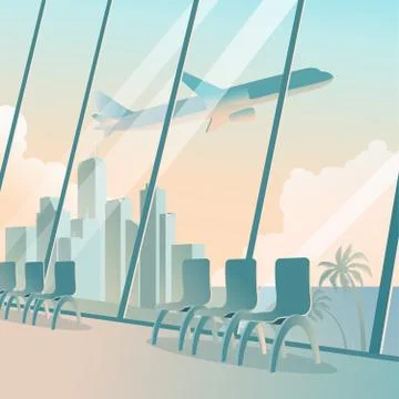 Airport Stock Illustration