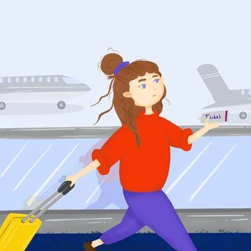 Airport Stock Illustration