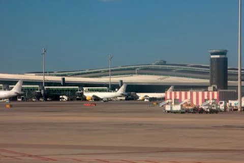 A airport infrastructure Stock Photos