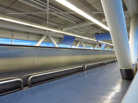 Airport interior design Stock Photos