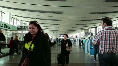 Airport interior Stock Footage 77101199