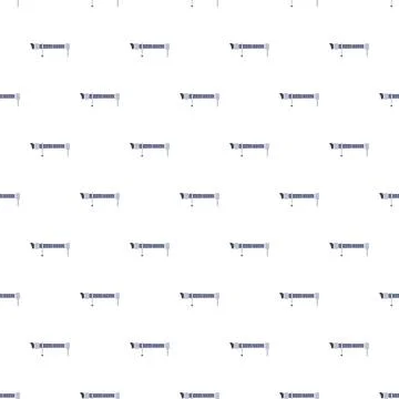 Airport jet bridge pattern connecting terminal for passengers Stock Illustration