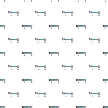 Airport jet bridge pattern creating travel background 스톡 일러스트