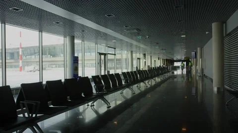 Airport lounge Stock Footage 60129500