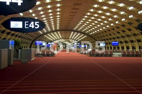 Airport lounge Stock Illustration