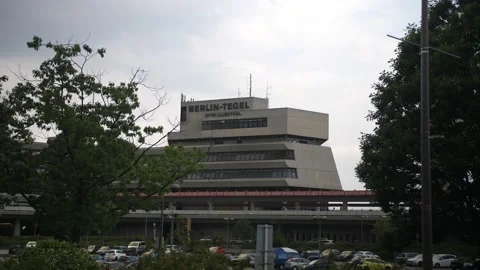 Airport main building Stock Footage 137785208