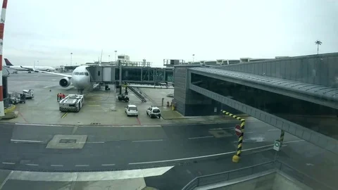 Airport operations timelapse Stock Footage 69158518