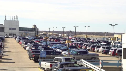 Airport Parking Stock Footage 74202379