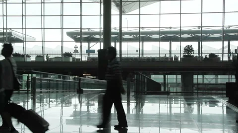 Airport passenger Video stock 52002258