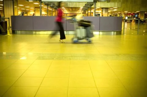 At the airport Stock Photos