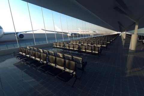 Airport. Stock Photos