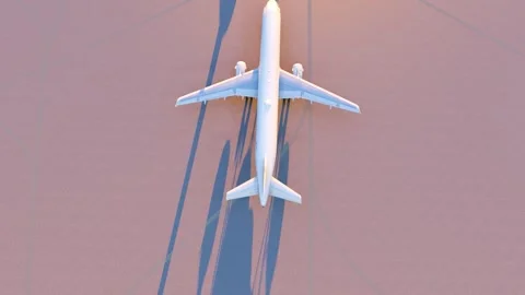 The Airport plane taking off Stock Footage 288194665