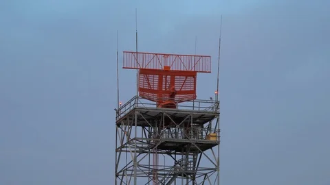 Airport radar Stock Footage 119038276