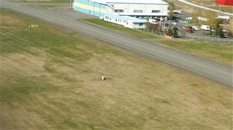Airport runway Stock Footage 35130132