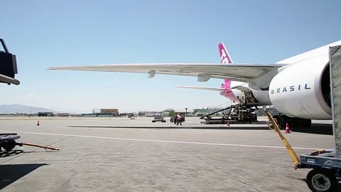 Airport runway Stock Footage 77051344