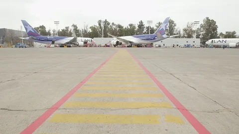 Airport runway Stock Footage 77051347
