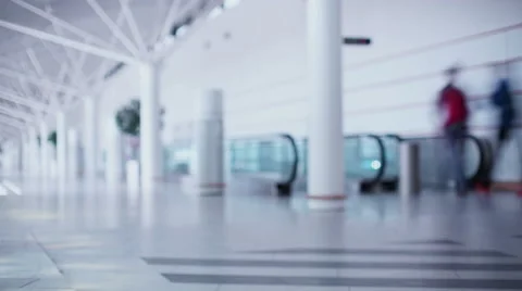 Airport Rush Time-Lapse Stock Footage 65199910