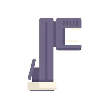 Airport security body scanner detecting for weapons icon Illustrazione stock