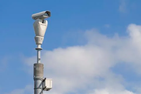 Airport security camera Stock Photos