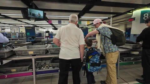 Airport security control. Stock Footage 279087239