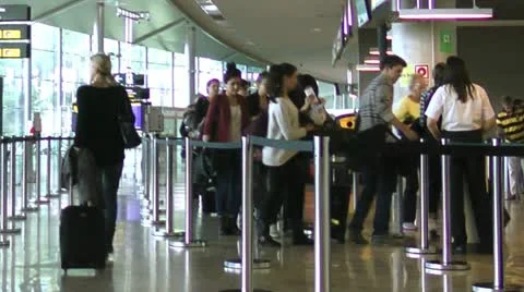 Airport Security | Stock Video | Pond5