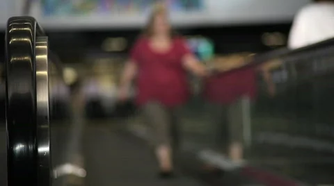 Airport speed walker Stock Footage 661585