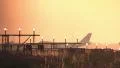 Airport at sunrise HD Footage