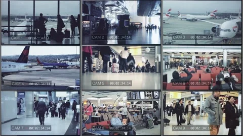 Airport Cctv Stock Footage ~ Royalty Free Stock Videos | Pond5