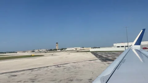 AirPort Take off Stock Footage 244935637