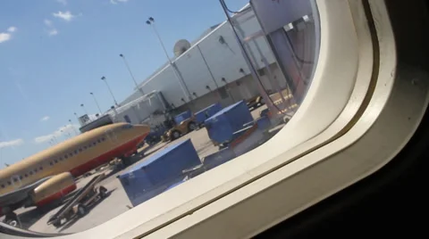 Airport Terminal Stock Footage 33749700