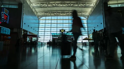Airport Terminal Stock Footage 63121869