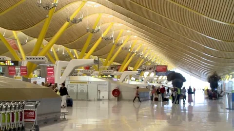 Airport Terminal Stock Footage 73900913