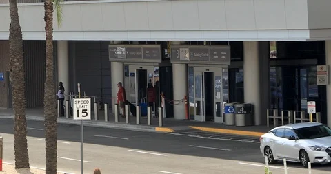 Airport Terminal Stock Footage 98573443