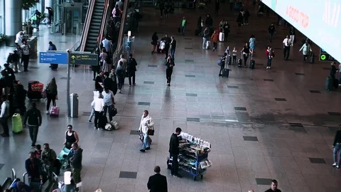 Airport terminal. Stock Footage 114833914