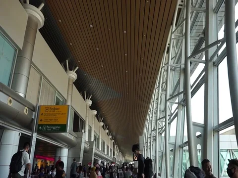 Airport terminal Stock Footage 126475304