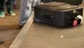 Airport Terminal Luggage Conveyor HD Footage