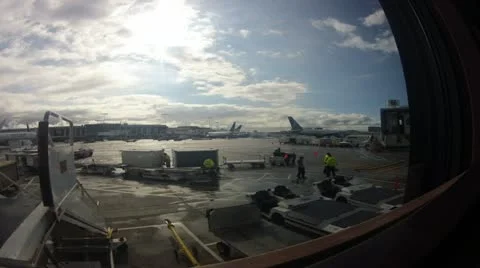 Airport Time Lapse 스톡 동영상 22103817