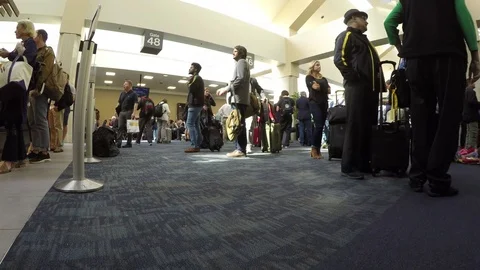Airport Time-lapse Stock Footage 70108636