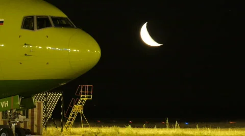 Airport timelapse edited 2 Stock Footage 858310