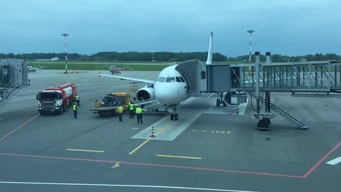 Airport timelapse Stock Footage 109174968