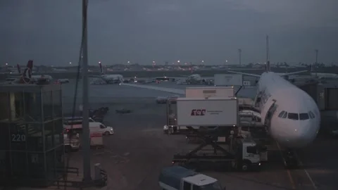 Airport Timelapse Stock Footage 150325372