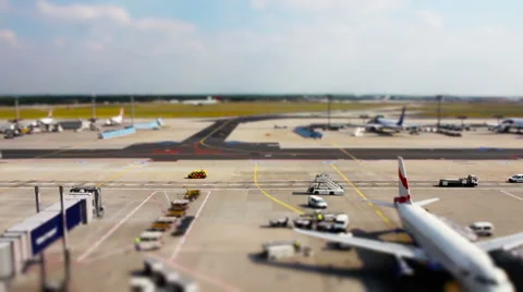 Airport Timelapse TS Stock Footage 5186772