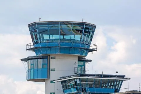 Airport tower Stock Photos