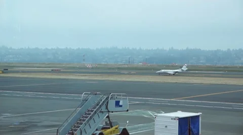 Airport traffic Stock Footage 8687770