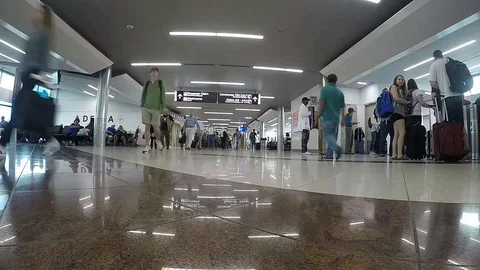Airport traffic Stock Footage 91013254